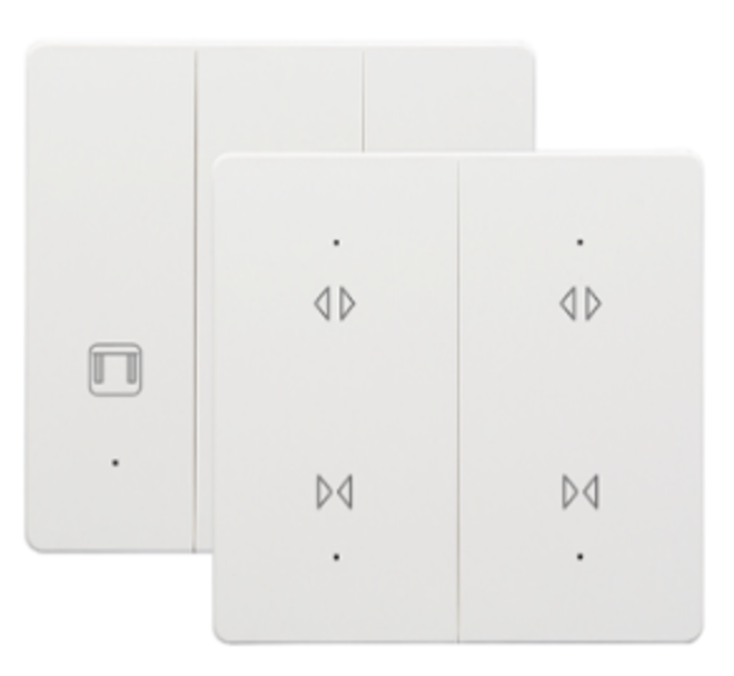 Tuya WiFi 1G Curtain Switch with Neutral Line, 30A Load Power, Tempered Glass, Alexa & Google Home Supported